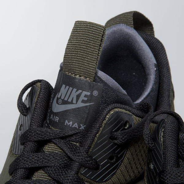 Sneakers buty zimowe Nike Air Max 90 Mid Winter dark loden / black-dark grey 806808-300