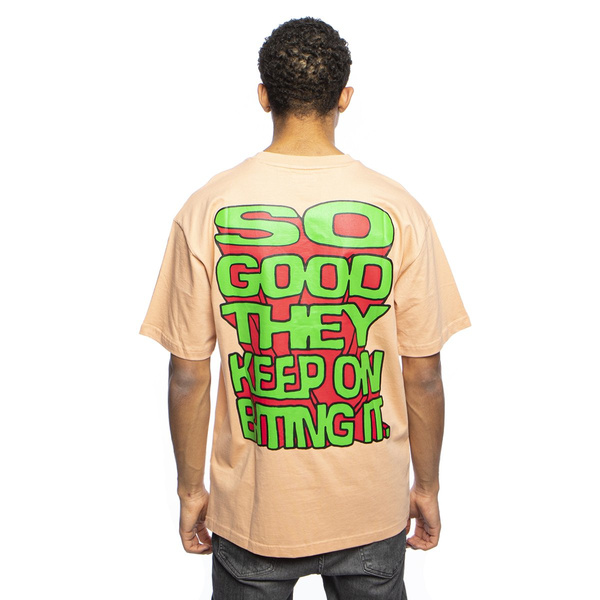 Koszulka Chinatown Market Smiley Local Produce Apple Tee brzoskwiniowa