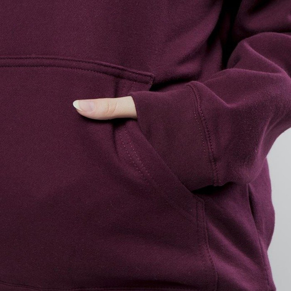 Bluza damska Thrasher Flame Logo Hoodie maroon WMNS