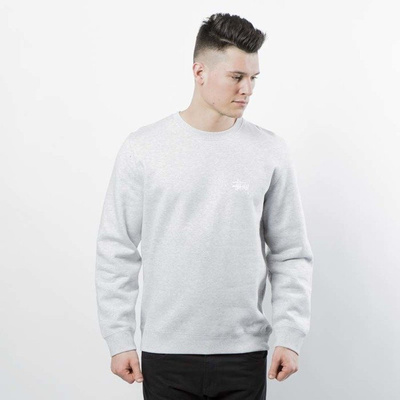 Stussy sweatshirt Basic Stussy Crew grey heather