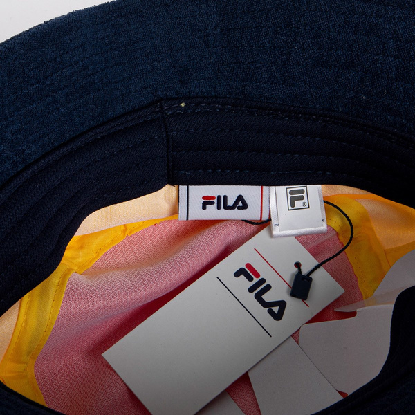 Kapelusz Fila Blocked Bucket Hat żółty (empire yellow-true red-black iris)