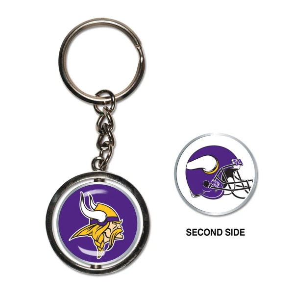 WinCraft NFL Spinner Key Ring Minnesota Vikings