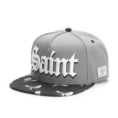 Cayler & Sons White Label snapback Saints Cap grey / black / white (WL-CAY-SS16-13)
