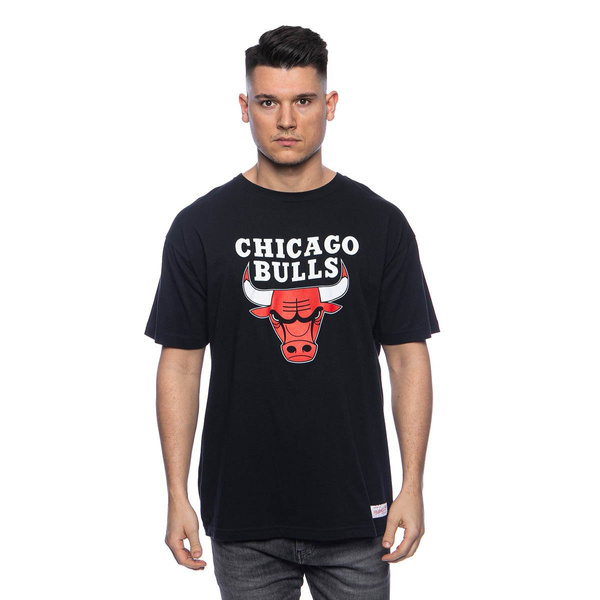 Koszulka Mitchell & Ness Chicago Bulls black Team Logo Traditional