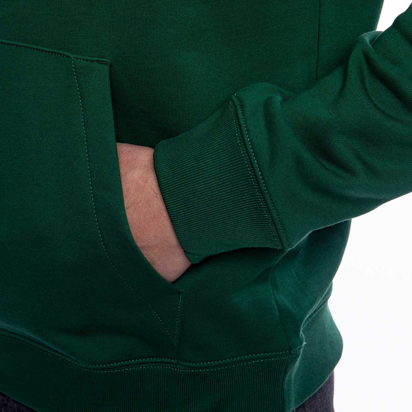 Bluza Lacoste Men's Cotton Fleece Hooded Sweatshirt zielona