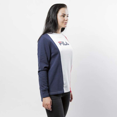 Fila bluza damska Sidra Crewneck peach/white/red