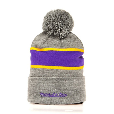 Mitchell & Ness Los Angeles Lakers Beanie grey/purple Team Tone Knit