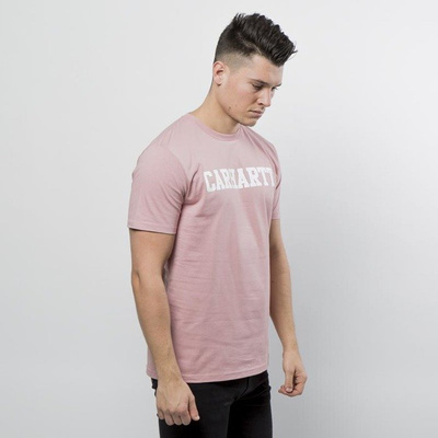 Koszulka Carhartt WIP College T-Shirt soft rose / white