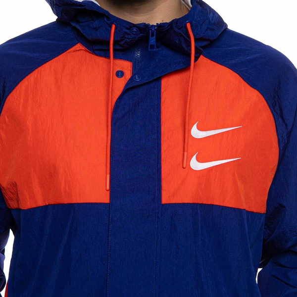 Kurtka Nike NSW Swoosh Jacket blue/orange