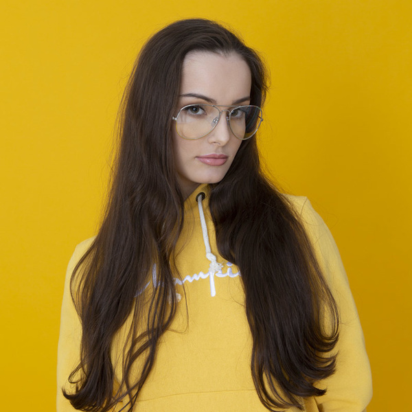 Bluza damska Champion Sweatshirt Reverse Weave Hoody yellow