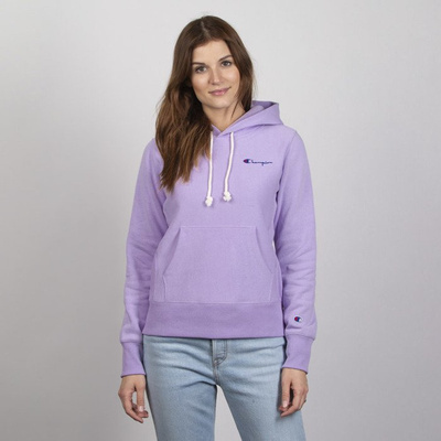 Bluza damska Champion Sweatshirt Reverse Weave Hoody orchid