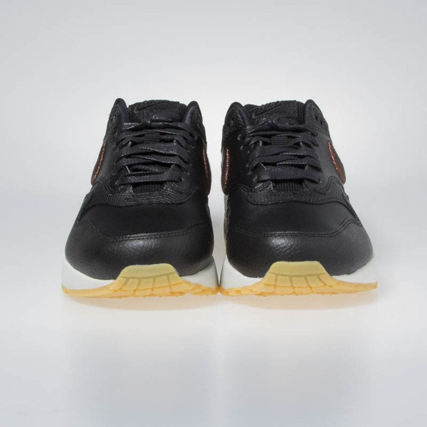 Buty Sneakers WMNS Nike Air Max 1 PRM black/black-gum yellow (454746-020)