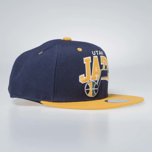 Czapka Mitchell & Ness Utah Jazz Snapback Cap navy / yellow Team Arch