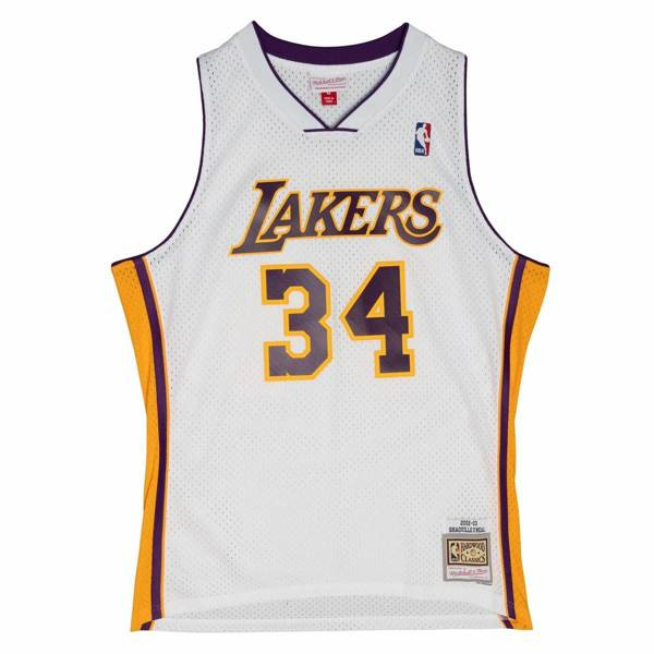 Koszulka Mitchell & Ness Los Angeles Lakers 34 Shaquille O'Neal Alternate Jersey biała