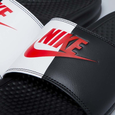 Nike sliders Benassi JDI black / game red - white 343880-006