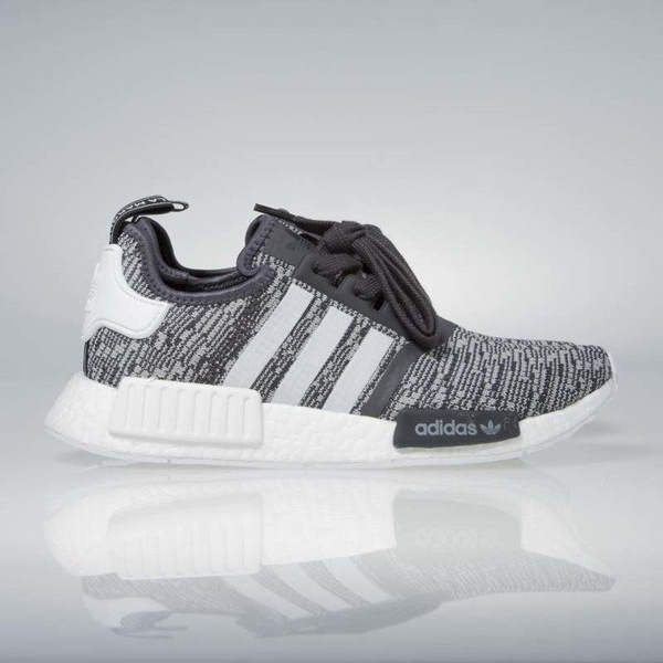 Sneakers buty Adidas Originals WMNS NMD_R1 utility black / footwear white / medium grey BY3035