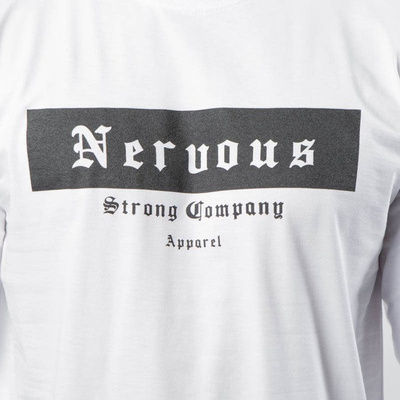 Nervous koszulka longsleeve Nervous SP18 Ghotic Box white