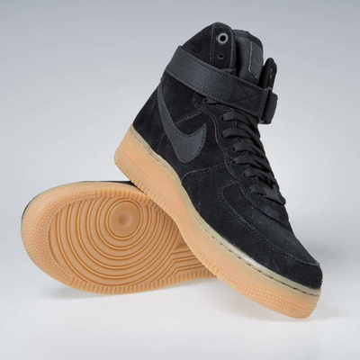 Nike Air Force 1 High '07 LV8 Suede black / black-gum med brown (AA1118-001)
