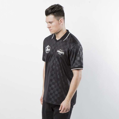 Koszulka Carhartt WIP S/S Stadium Polo black / white 