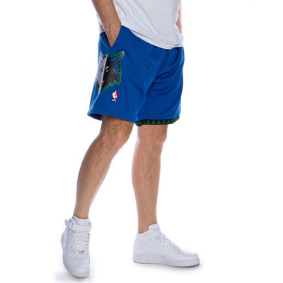 Szorty Mitchell & Ness Minnesota Timberwolves niebieskie Swingman Shorts