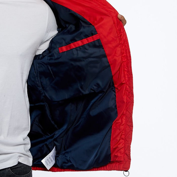 Kurtka zimowa Fila Dewe Padded Jacket true red-black iris