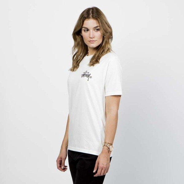 Koszulka damska Stussy Basic Logo Pig Dyed Tee natural