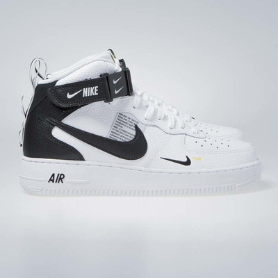 Sneakers buty Nike Air Force 1 Mid '07 LV8 white / black-tour yellow (804609-103)
