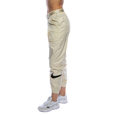 Spodnie damskie Nike NSW Swoosh Pant WVN ecru