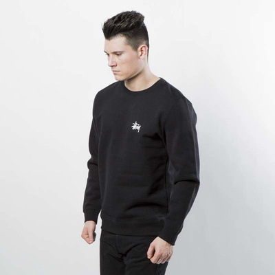 Stussy sweatshirt Basic Stussy Crew black