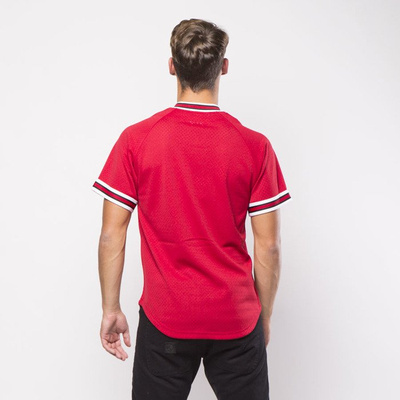 Mitchell & Ness jersey Chicago Bulls red Seasoned Pro Mesh Button Front