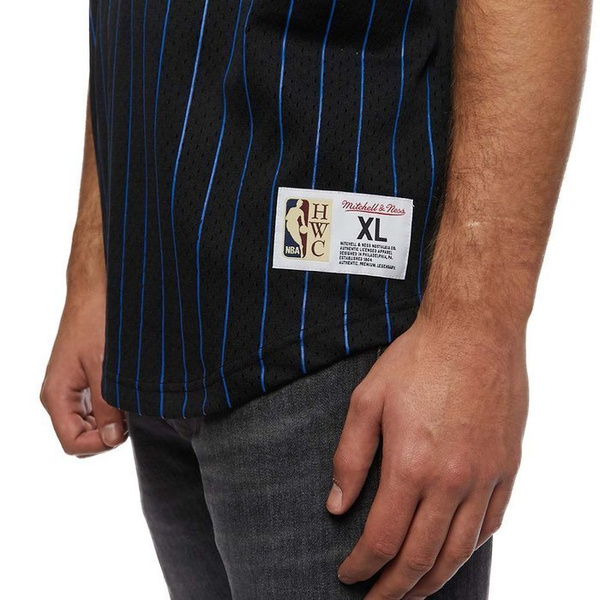 Koszulka Mitchell & Ness Orlando Magic #1 Penny Hardaway black Name & Number Mesh Crewneck