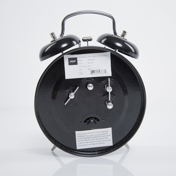 HUF zegar HUF x SM Alarm Clock black