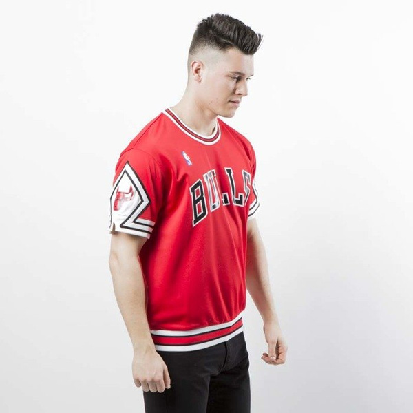 Koszulka Mitchell & Ness Chicago Bulls T-shirt red - Authentic Shooting Shirt