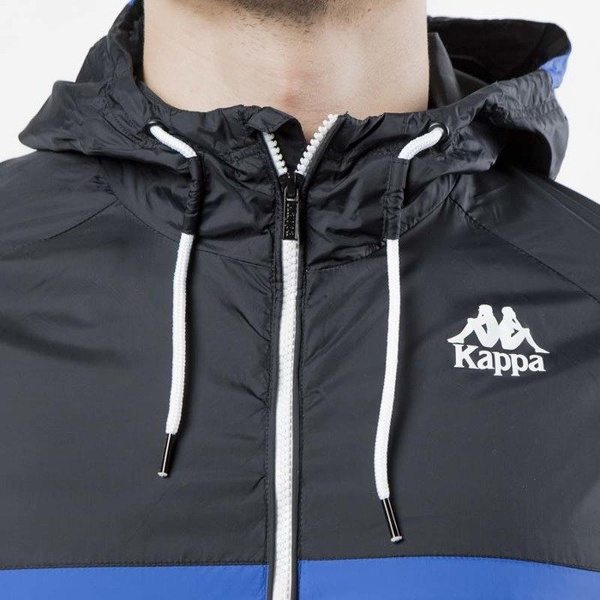 Kurtka Kappa Authentic Carlos Jacket black / white / blue 303WH70-908