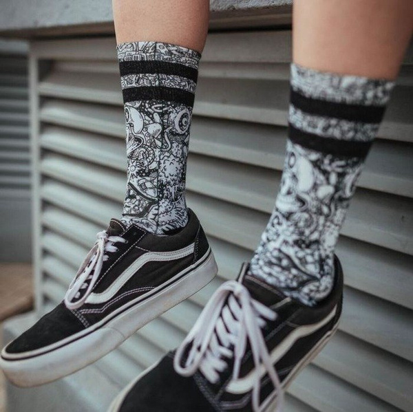 Skarpety American Socks Aliens Exist - Mid High multicolor Signature