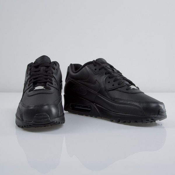 Sneakers buty Nike Air Max 90 Leather black / black (302519-001)