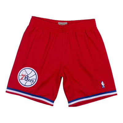 Szorty Mitchell & Ness Philadelphia 76ers czerwone Swingman Shorts