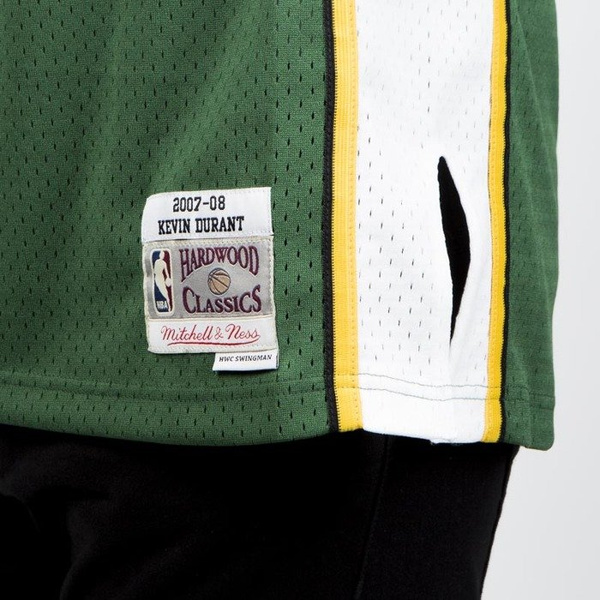 Koszulka Mitchell & Ness Seattle Supersonics #35 Kevin Durant green/white Swingman Jersey