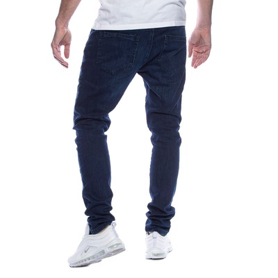 Urban Classics Slim Fit Biker Jeans dark blue