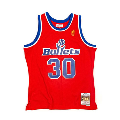 Koszulka Mitchell & Ness Washington Bullets #30 Ben Wallace Swingman Jersey czerwona