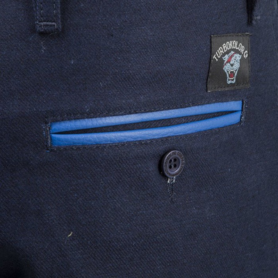 Turbokolor spodnie Trainer Chino Denim navy 4259