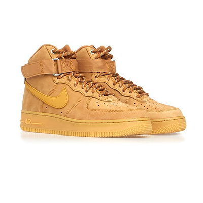 Sneakers buty Nike Air Force 1 High '07 WB flax/wheat-gum light brown (CJ9178-200)