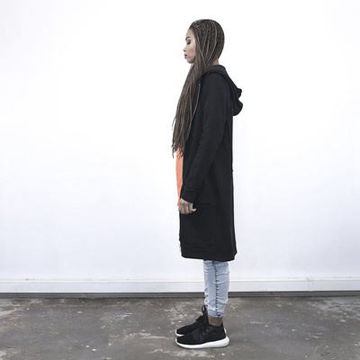 Majors bluza Long Black Girl HD