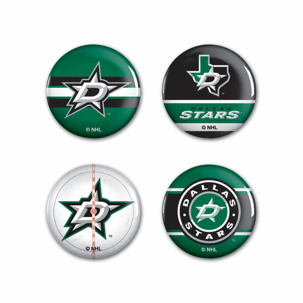 Odznaka WinCraft NHL Button 4 Pack Dallas Stars