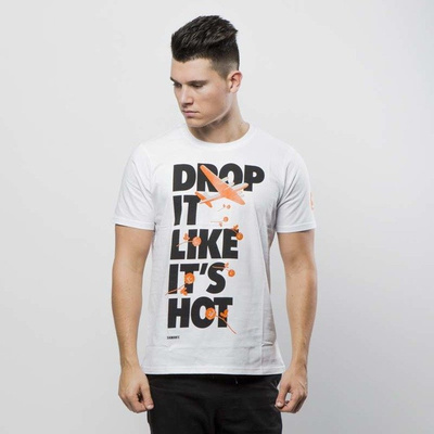 Diamante Wear Drop It Like It's Hot T-Shirt white