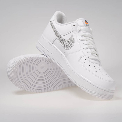 Sneakers buty Nike Air Force 1 '07 LV8 JDI LNTC white/white-black-total orange (BQ5361-100)