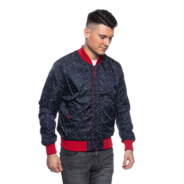 Kurtka Alpha Industries Bomber MA-1 TT Nasa Reversible II speed red