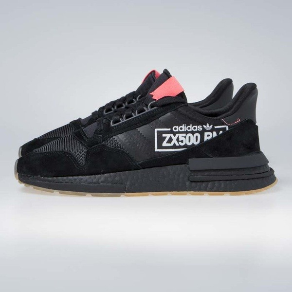 Sneakers buty Adidas Originals ZX 500 RM core black/bluebird (BB7443)