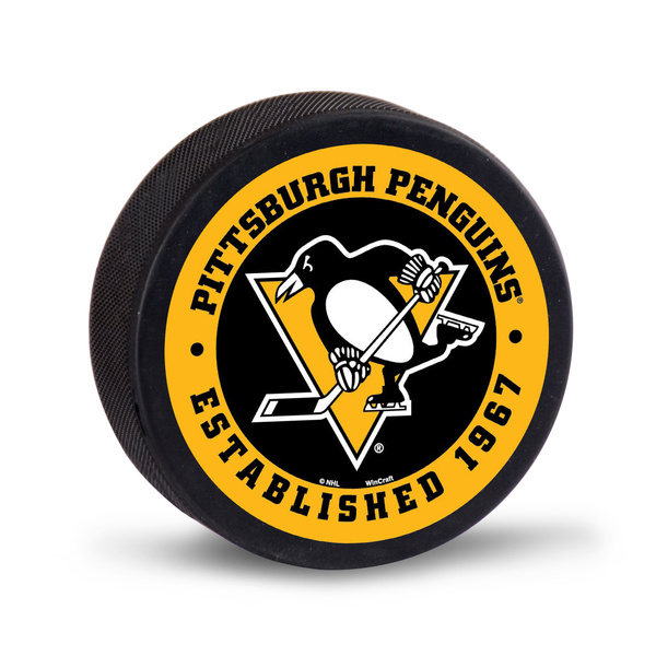 Krążek pamiątkowy WinCraft NHL Hockey Puck Packaged Pittsburgh Penguins