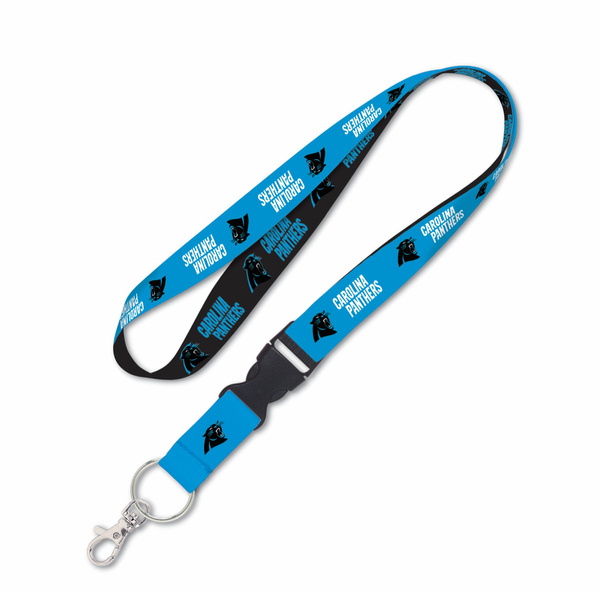 WinCraft NFL Lanyard w/detachable buckle 1" Carolina Panthers